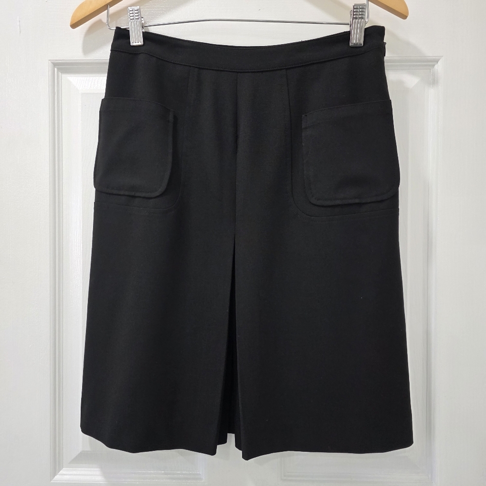 INC International Concepts Black 2-Piece Cropped Jacket & Skirt Suit Size 2 - Picture 9 of 16